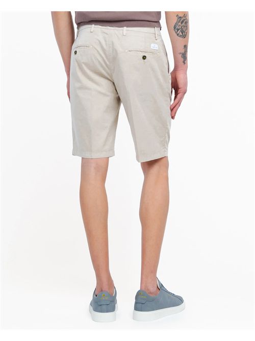 Bermuda chino twill di cotone stretch beige MANUEL RITZ | B1758TC263290/23